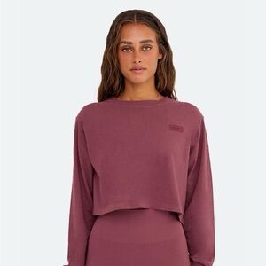 SET Active cropped long sleeve small